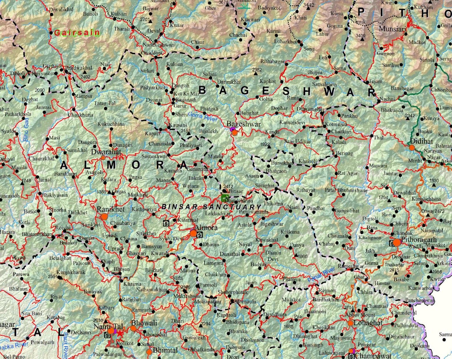 DEPI map